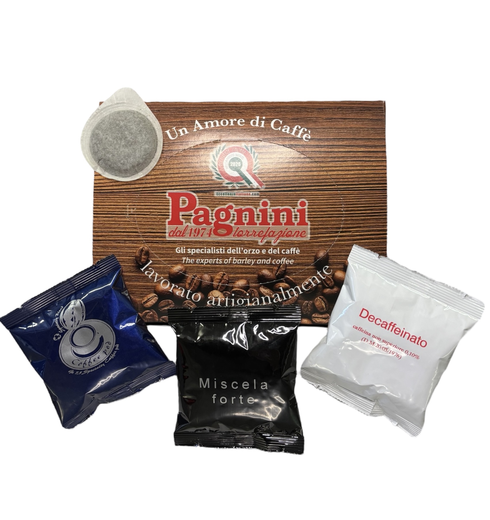 KIT ASSAGGIO cialde Top Specialty, Equilibrato, Decaffeinato